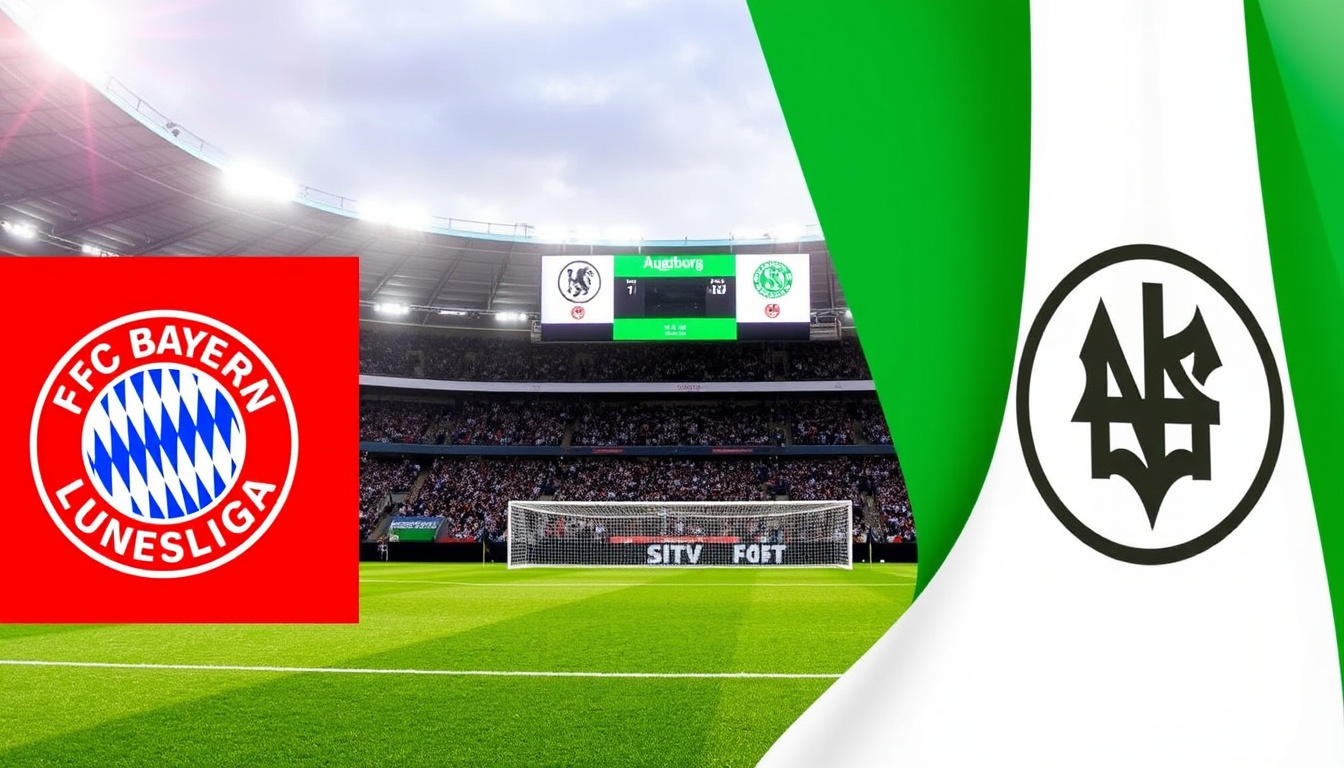 FC Bayern vs Augsburg: Tabelle, Teilnehmer & Ergebnis
